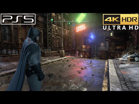 Batman: Arkham City (PS5) 4K 60FPS HDR Gameplay (Free Roam)