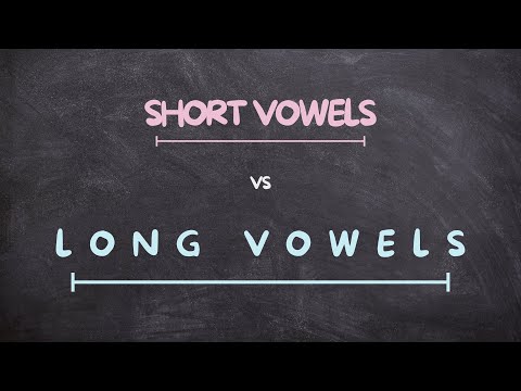 Short vs. Long Vowels in Arabic - Vowel lengths matter