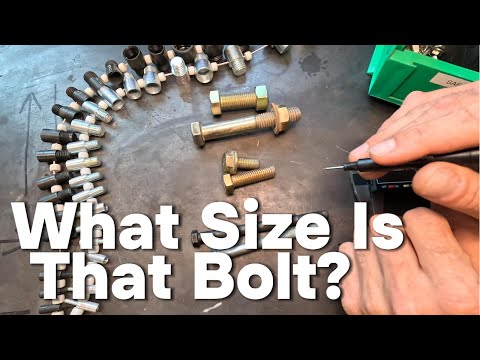 How to find bolt & nut size, metric or imperial.