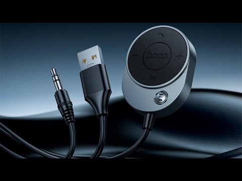 Bluetooth 5.4 AUX адаптер в машину для телефона ресивер для магнитолы USB Hoco - фото 1 - id-p1355250176
