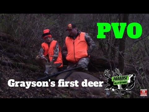 Monster Wisconsin Whitetail-Grayson's First Buck...
