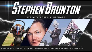 Stephen Brunton (Veteran Power Rangers Voice Actor) Live Stream Interview video