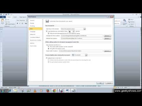 Microsoft Office Word 2010 Minimize and Maximize the Ribbon
