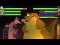 The Princess and the Frog Final Battle with healthbars (1/2)