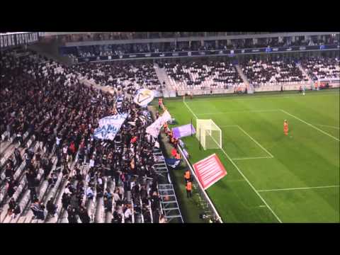 Bordeaux-Troyes vu des tribunes, avec le but d'Adam Ounas et son ovation par le Virage Sud