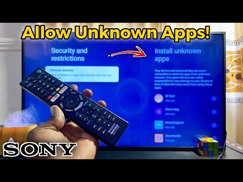 How to Allow Apps from Unknown Sources on Sony Smart TV
