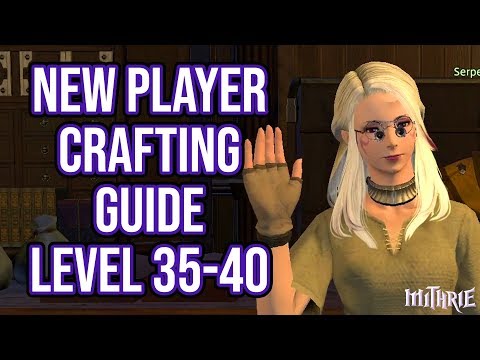 FFXIV 2.57 0615 New Player Crafting Guide Level 35 to 40