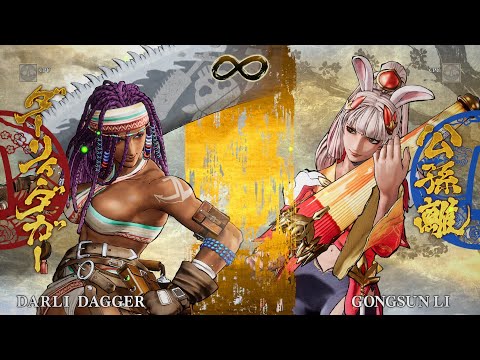 Samurai Shodown Gameplay: Darli Dagger vs Gongsun Li