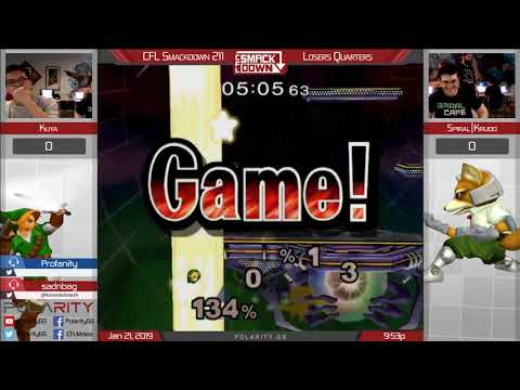 CFL Smackdown 211 Melee - Kuya (Link) vs Krudo (Fox) - Losers Quarters