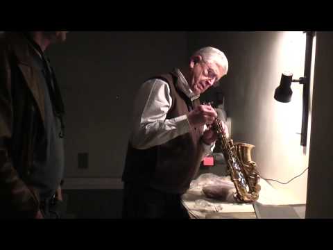 Saxophone Repair by Rex Olsen after Mark Lewis's Selmer Mark VI Fell from the Sax Stand