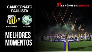 Melhores Momentos | Novorizontino 1 x 2 Palmeiras | Campeonato Paulista