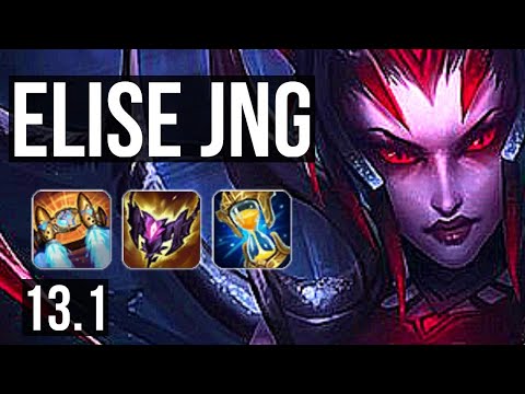 ELISE vs ZAC (JNG) | 8/1/9, 600+ games, Legendary, 1.0M mastery | EUW Master | 13.1
