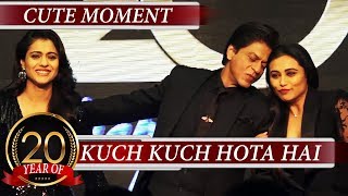 Kajol Gets JEALOUS Of Rani Getting LOVE From Shahrukh Khan At 20 YEAR CELEBRATION Kuch Kuch Hota Hai