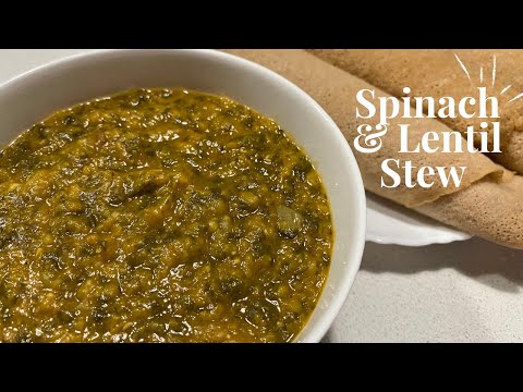 Spinach & Lentil Stew || Vegan 🌱 Recipe