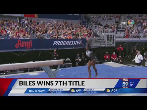 Biles wins 7th title