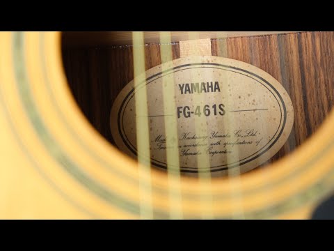 Yamaha FG-461S top solid  b/s rosewood  นกรุ่นใหญ่ งานไต้หวันลอตเก่า : รีวิว