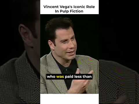 Vincent Vega ICONIC Role #shorts #didyouknow #pulpfiction