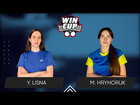 14:45 Yaroslava Lisna - Mariana Hryhoruk 03.10.2025 WINCUP Women Master. TABLE 2