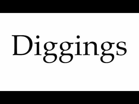 How to Pronounce Diggings