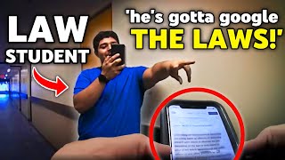 Dumb Cops Get Owned By Law Student!