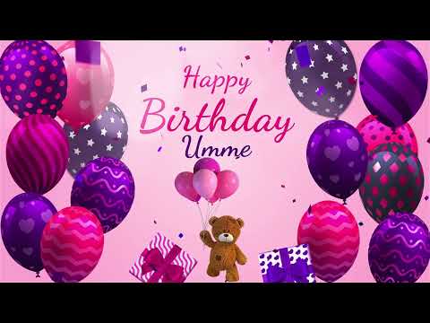 Happy Birthday Umme | Umme Happy Birthday Song | Umme