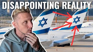 POOR REALITY OF ISRAEL AIRLINES EL AL - DISAPPOINTING FLIGHT TO LONDON!