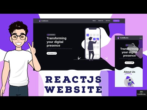 React Website🤩 : Build Responsive website with ReactJS, Styled-Components & GSAP❣️