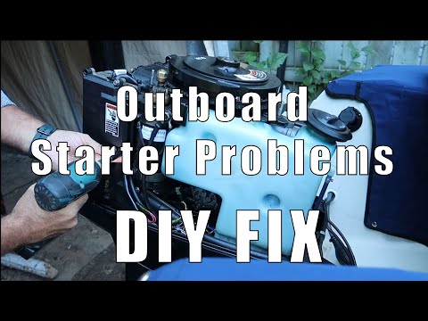 ⚙️ Mercury Outboard Motor Solving the No-Start Mystery & Replacing the Starter Solenoid! 🛥️