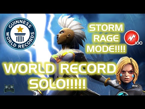 WORLD RECORD ABYSS INVISIBLE WOMAN SOLO with STORM!!! Less than 3 mins!