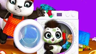 Малыш Панда Лу #1 Веселый Непоседа.Моем Кормим и Укладываем Спать.Игра как Мультик