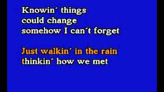 karaoke - Johnnie Ray   Just Walkin' In The Rain