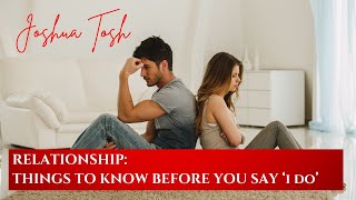 Relationship - Joshua Tosh