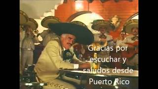 Vicente Fernandez  La Misma (Con Letra)