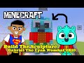 Buddy The Superman Build The Sculpture Minecraft Gabriel The Cyan Wombat 2K10