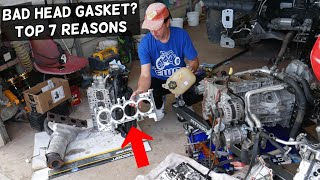 SYMPTOMS OF BAD HEAD GASKET demonstrated on DODGE