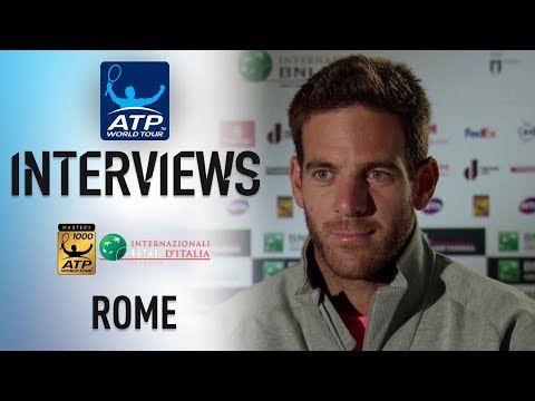 Теннис Del Potro Looking Forward To Goffin Matchup Rome 2018
