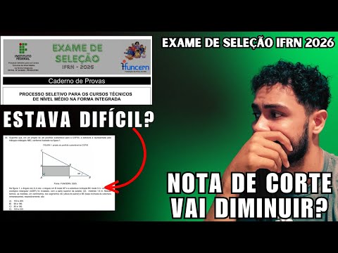 My opinion on the IFRN 2026 selection exam.