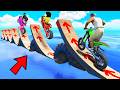 SHINCHAN AND FRANKLIN CROSSED THE MULTI CHAIN RAMP PARKOUR CHALLENGE GTA 5
