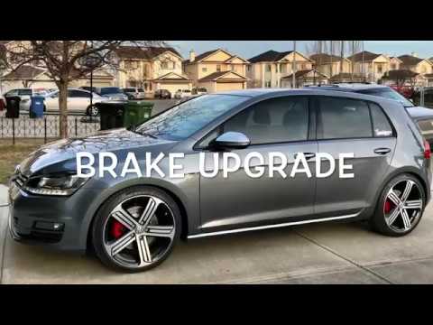 MK7 Golf Brake Caliper Painting and Perfornmance Upgrade