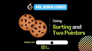 YouTube video 'HOW TO Assign Cookies - Leetcode 455'
