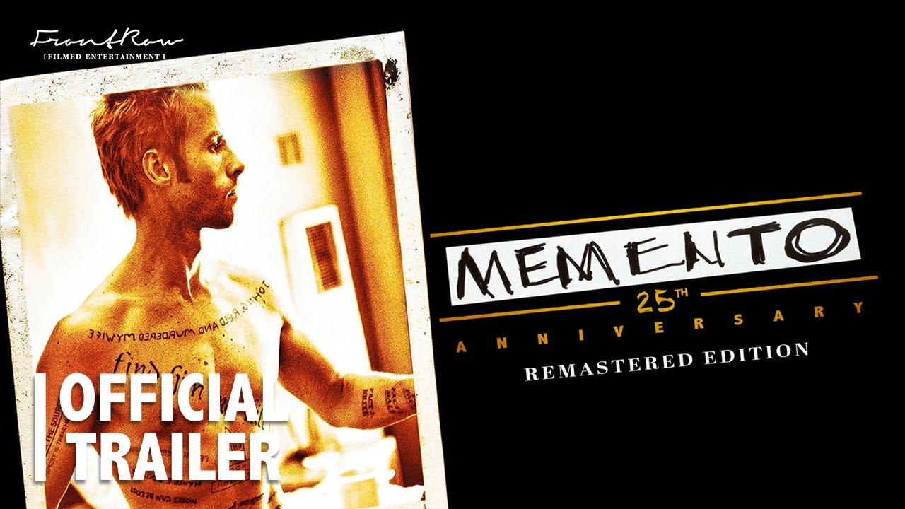 Christopher Nolan's MEMENTO 25th Anniversary Re-Release | Official Trailer | In Cinemas now - YouTube