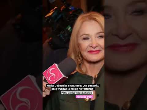 Majka Jeżowska o wnuczce: „Na początku imię wydawało mi się niefortunne” #shorts