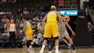 Elena Della Donne Scores 27, Stars Outlast the Sky