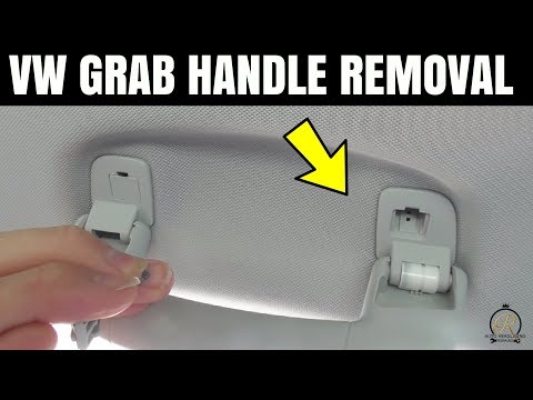 Trick To Remove VW Headliner Clips | VOLKSWAGEN ROOF GRAB HANDLES