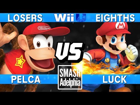 Smash 4 - Pelca (Diddy) vs Luck (Mario) - SDA 2018 Losers Eighths