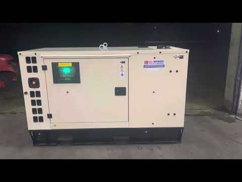 Starting up AKSA Perkins 1103A-33TG1 50 kVA generator aggregaat