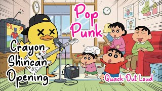 Download lagu 🎸 “Crayon Shinchan Opening Theme” – Pop Punk Cover by Quack Out Loud ⚡🎨 mp3