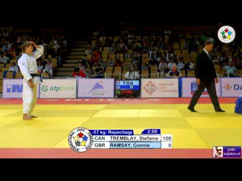 Judo 2013 Grand Prix Rijeka: Tremblay (CAN) - Ramsay (GBR) [-57kg] rep