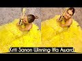 Kriti Sanon Looking Hot In Iffa Award Ready For Award Cermony Iffa Winning Moments