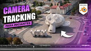 Como Fazer VFX no Blender 3D | Camera Tracking